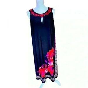 Catherines dress Size 0X NWOT. Length 40”. Lightweight Airy Flowy ! Sleeveless